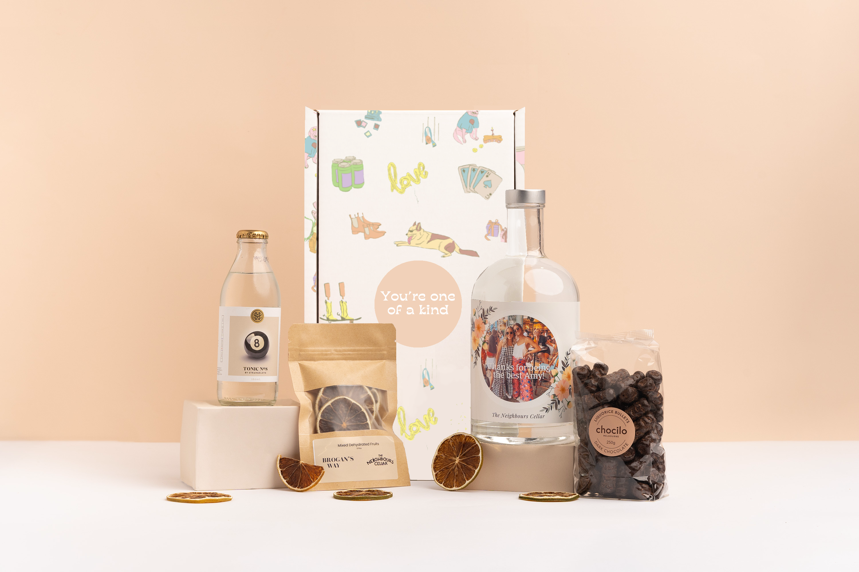 Personalised Gin Christmas Gift Box