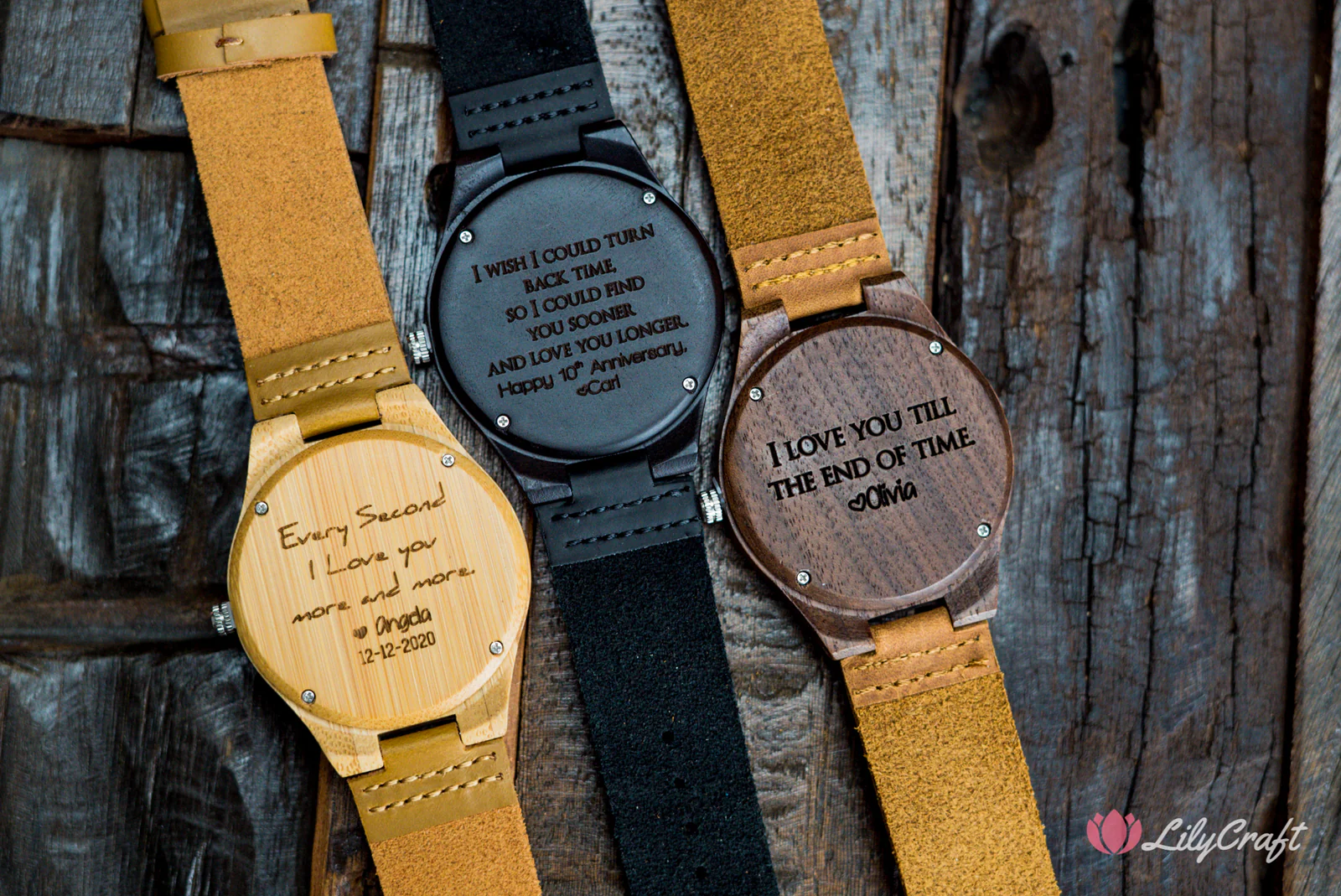 Personalised Wooden Watch