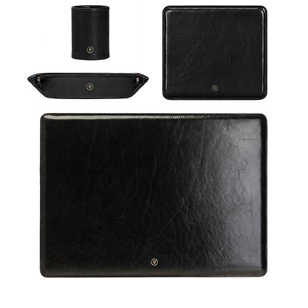 Leather Desk Organiser