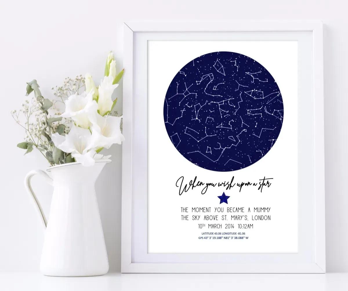 Personalised Star Map
