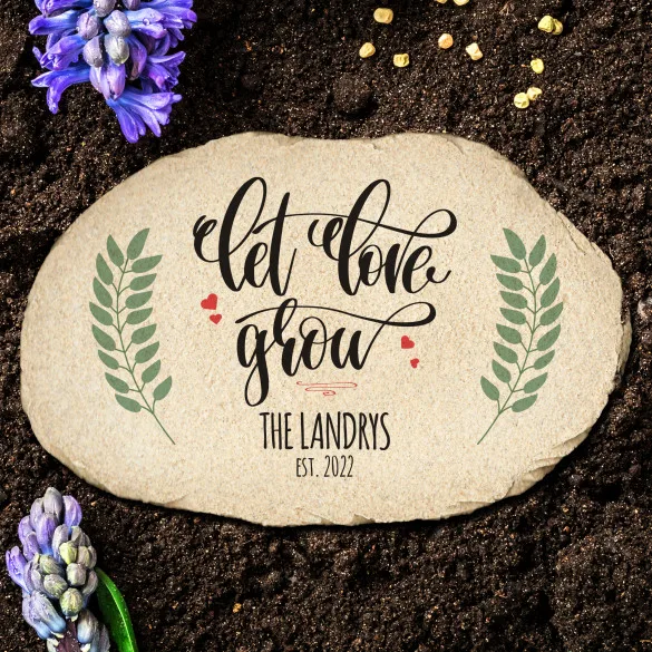 Customized Garden Stones What To Get Parents For Christmas