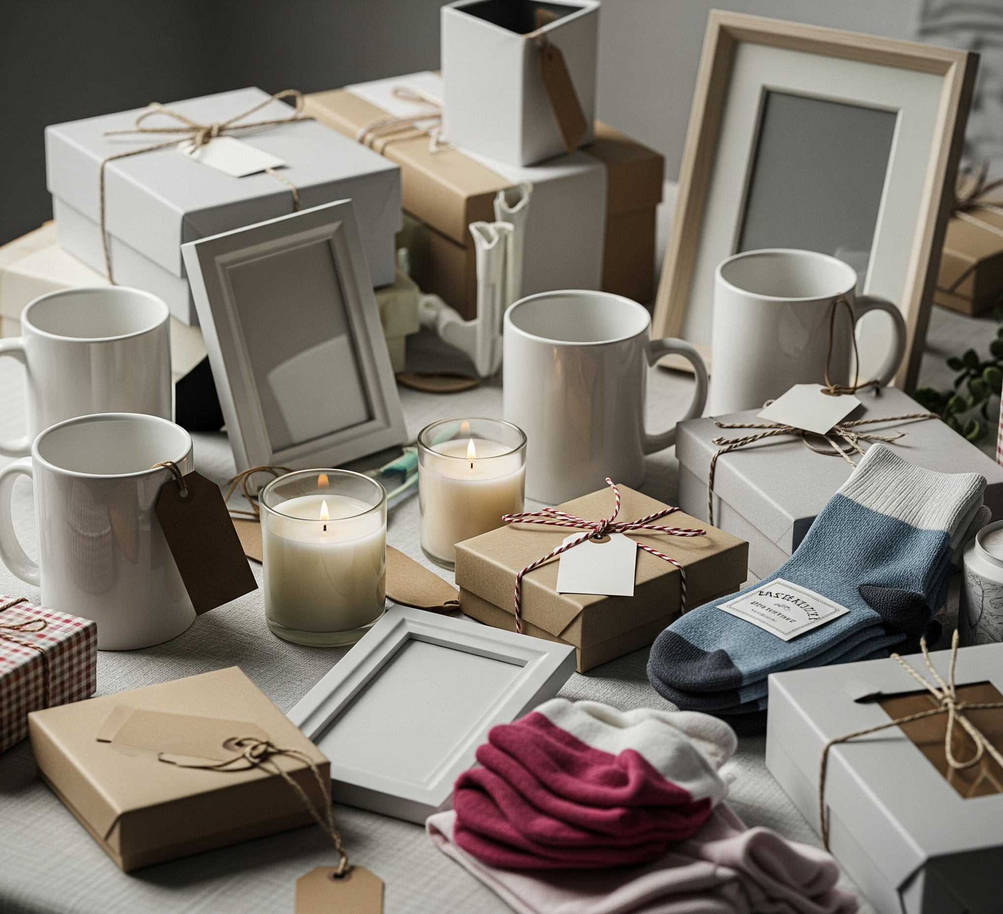 generic gifts on a table