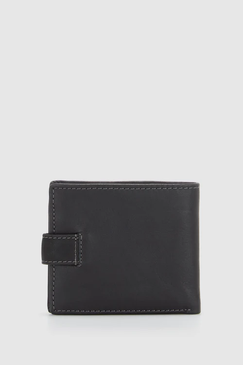 Leather Wallet with RFID Protection