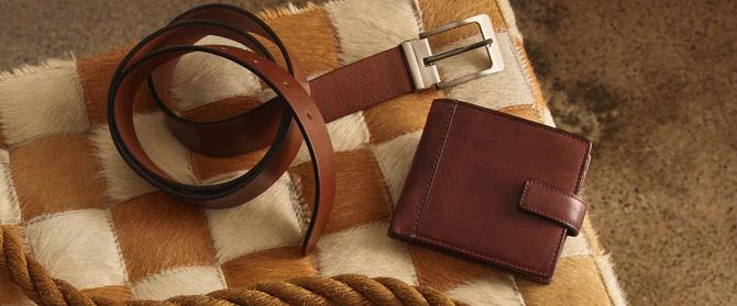 Leather Wallet with RFID Protection