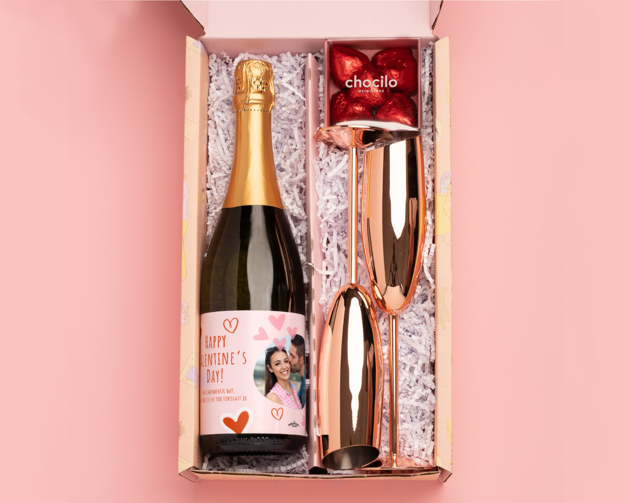 Personalised Prosecco Engagement Gift Pack