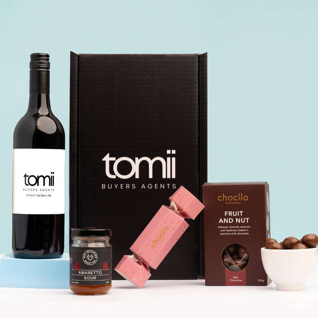 Personalised Alcohol Gift Pack for Tomii Buyers Agents
