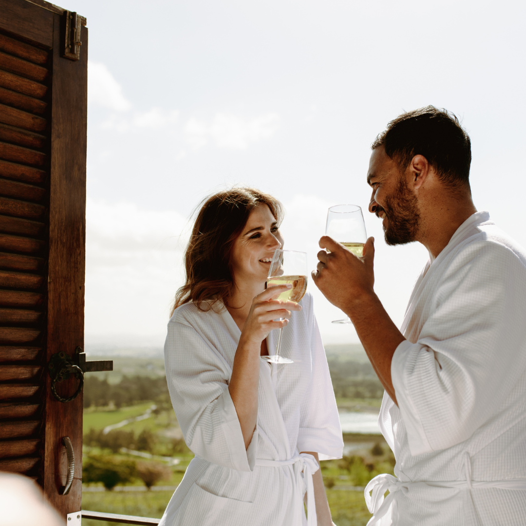Couple Enjoying Wine