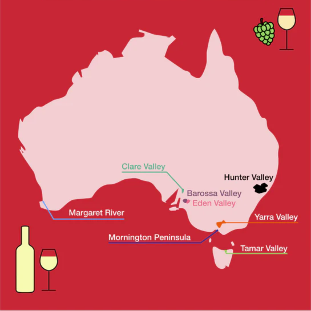 Australian Chardonnay Regions
