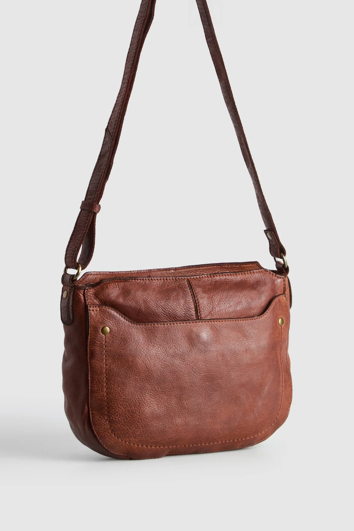 Leather Travel Crossbody Bag