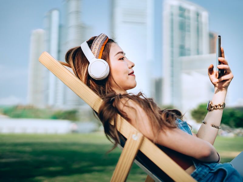 Listing to Music