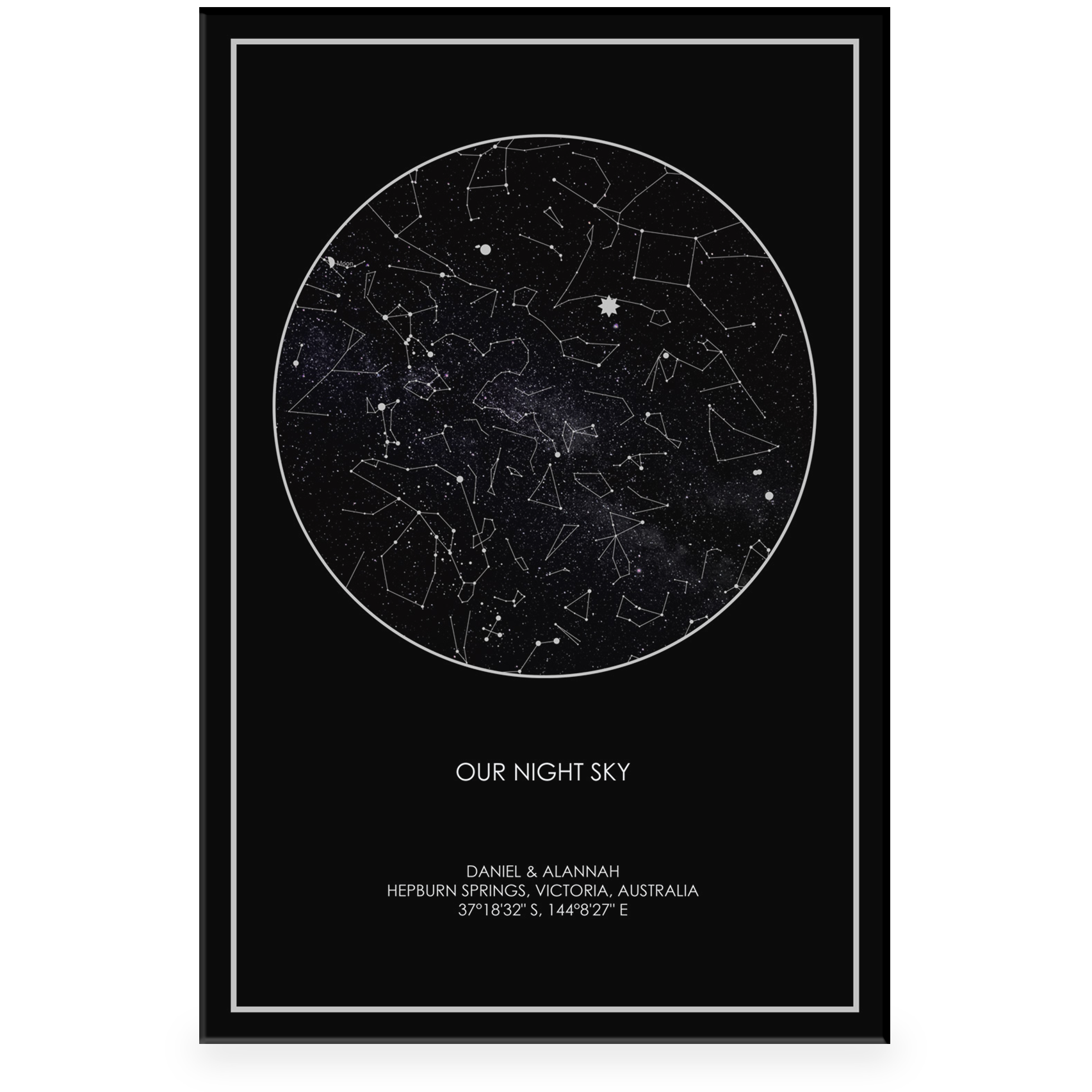 Personalised Star Map