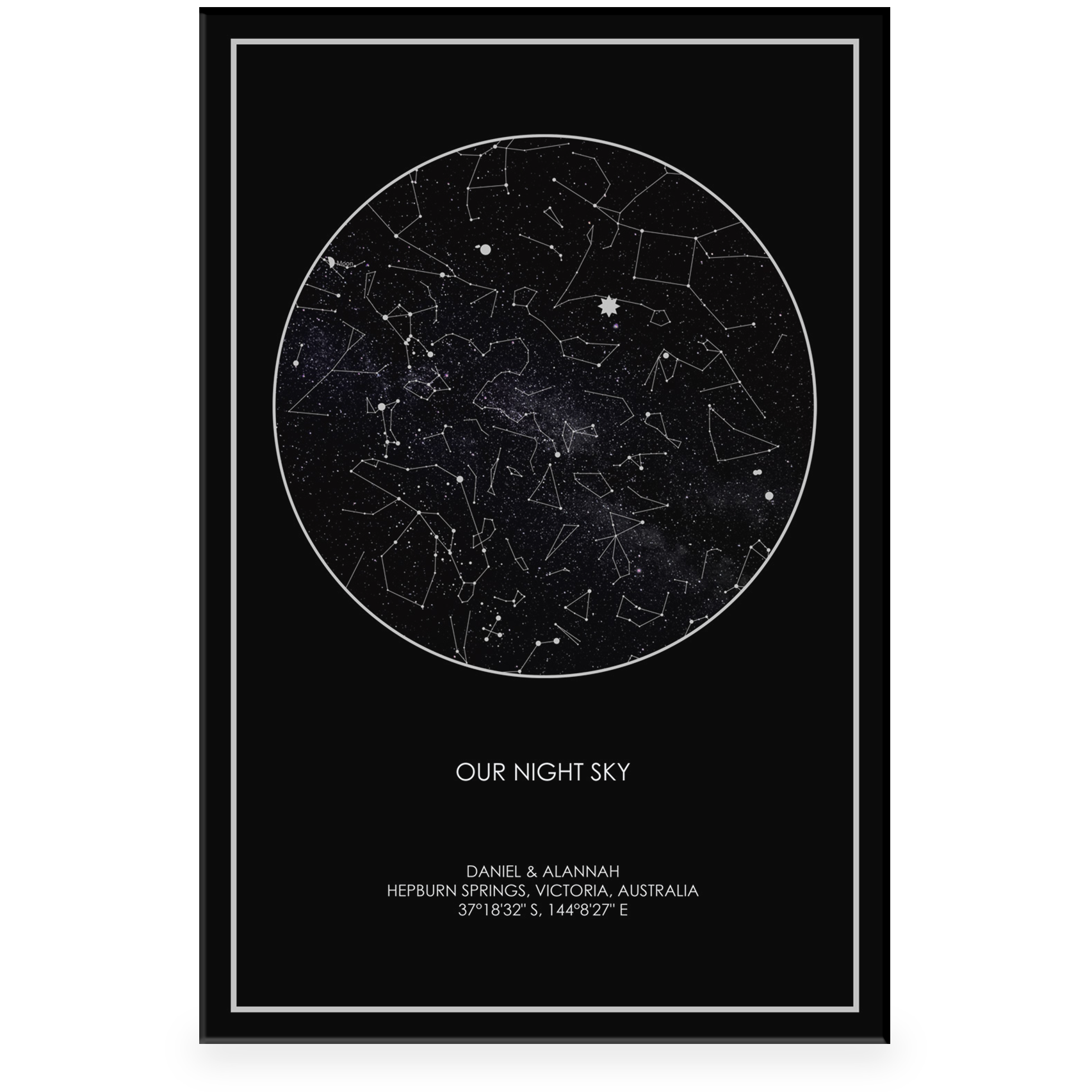 Personalised Star Map