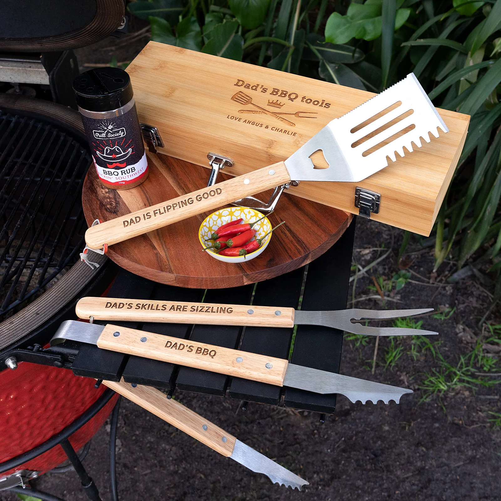 Personalised BBQ Tool Set