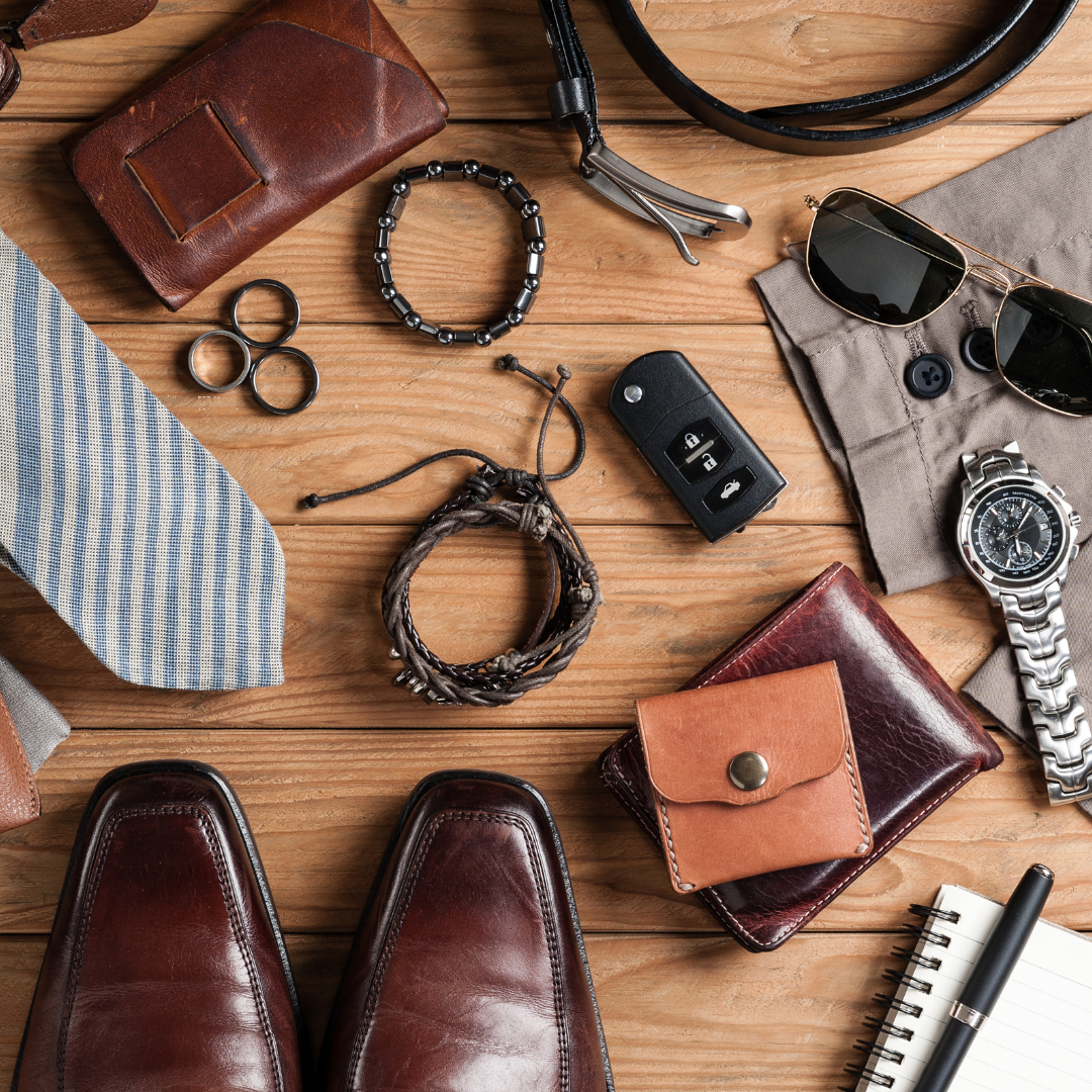 mens hobbies on a table