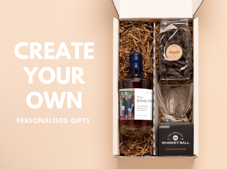 Personalised Alcohol Gifts For Him. Gifts For Him With Personalised Alcohol Bottle.