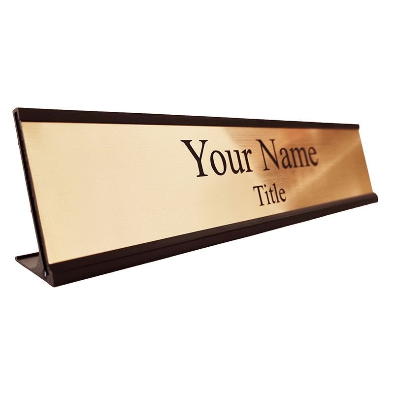 Personalised Desk Name Plate