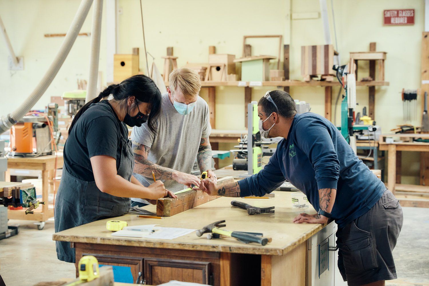 Woodworking class for dad