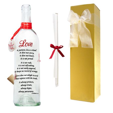 Message In A bottle for Valentine's Day