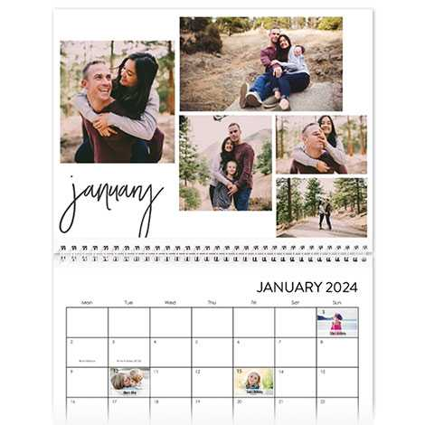 Personalised Calendar with Family Photos