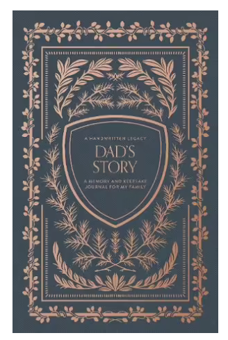 Dad Journal For First fathers Day
