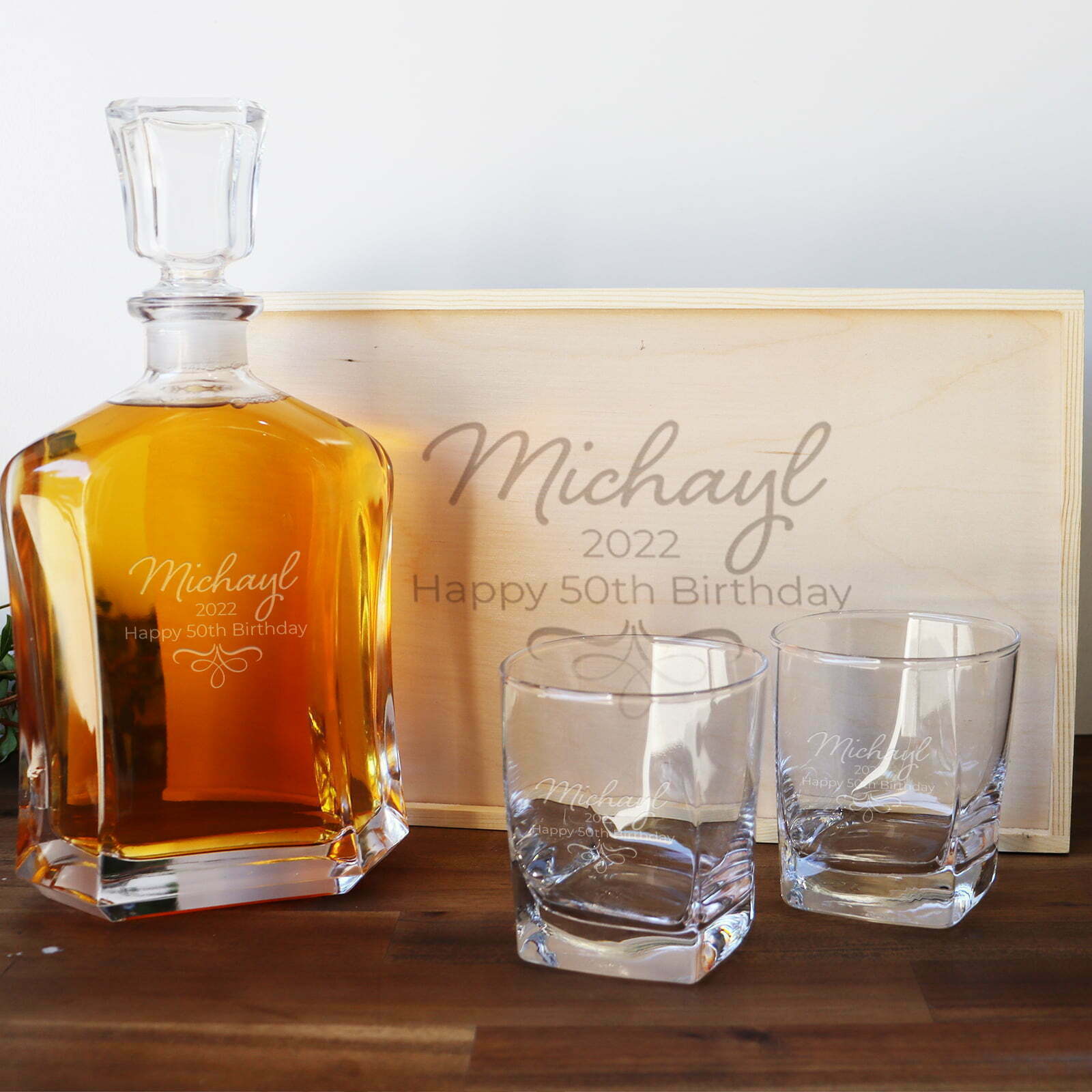 Personalised Decanter Set