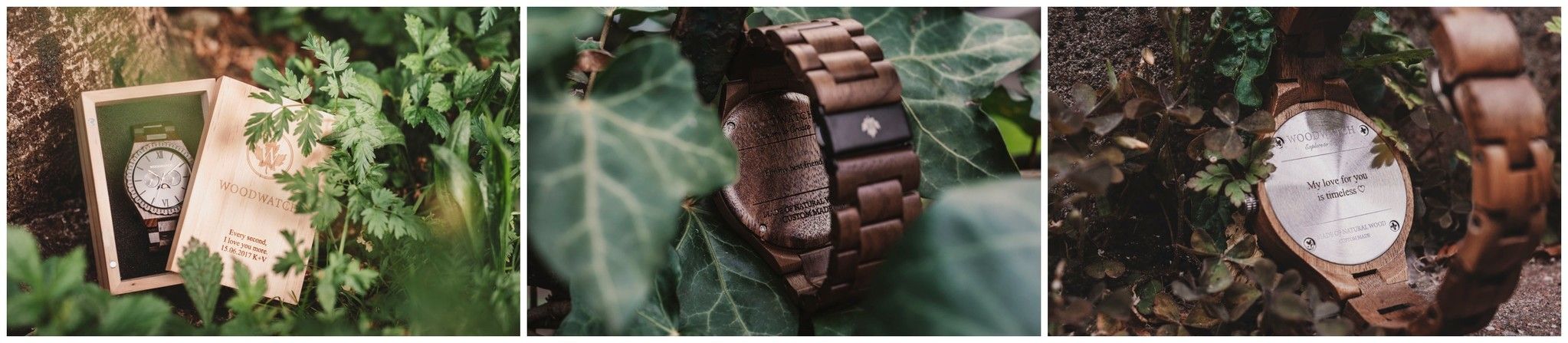 Engraved Wooden Watch for Valentines Day