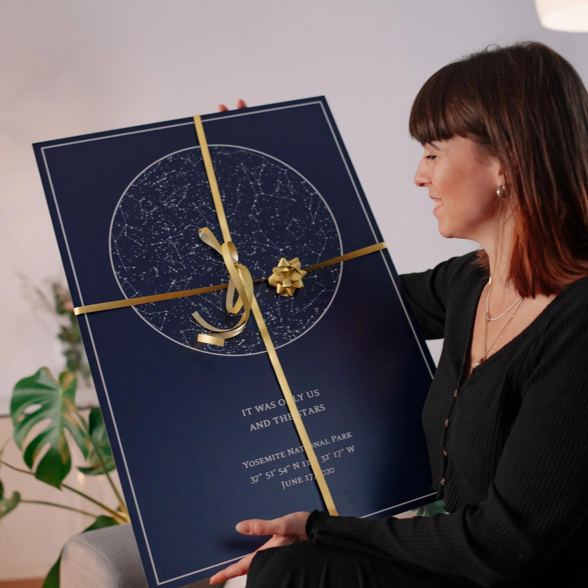 Personalised Star Map for Valentine's Day