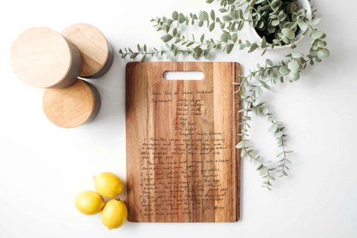 Customised Recipe Cutting Board for Valentines Day