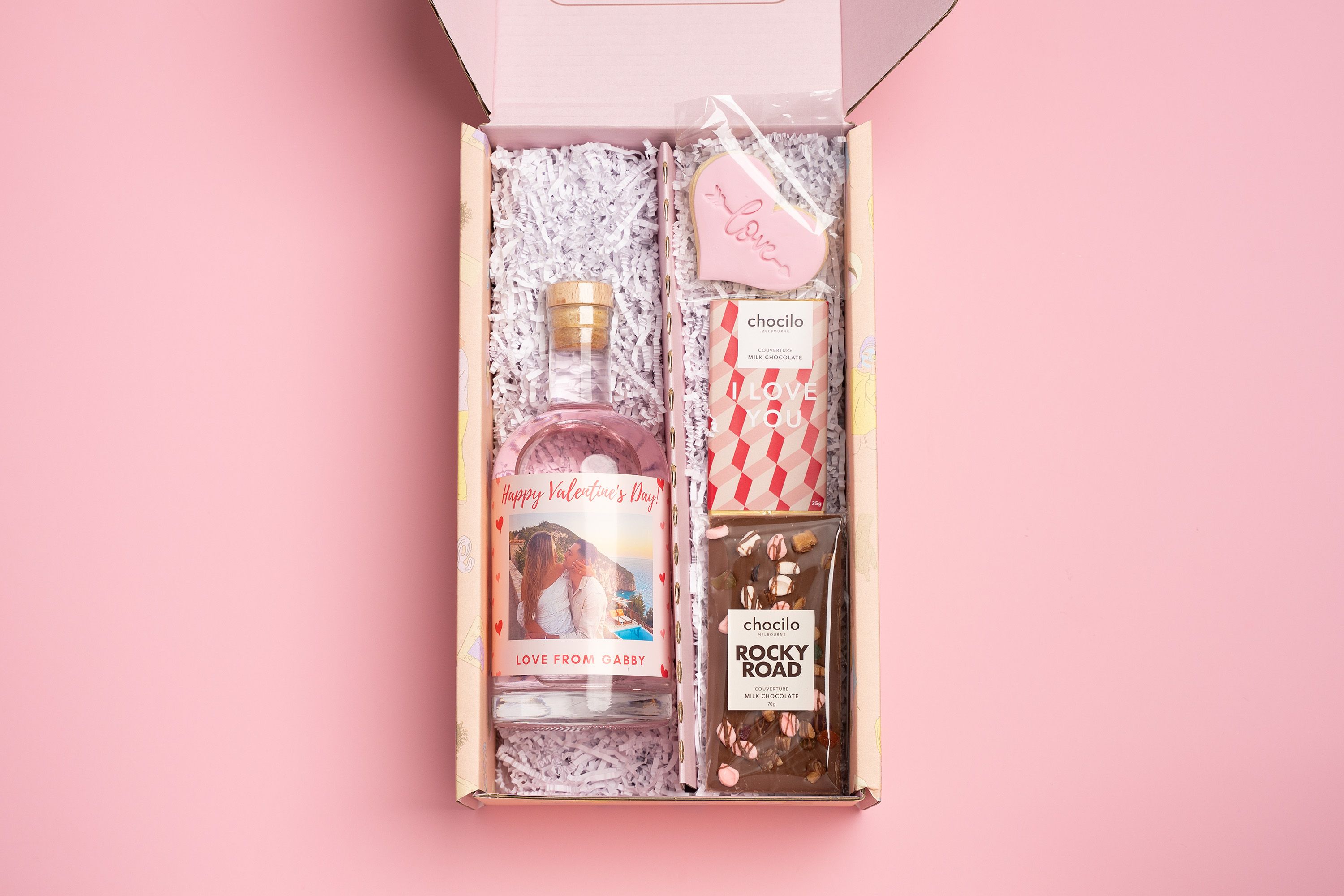 Personalised Gin Gift Pack for Valentine's Day