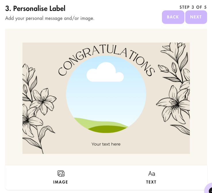 Label Personaliser