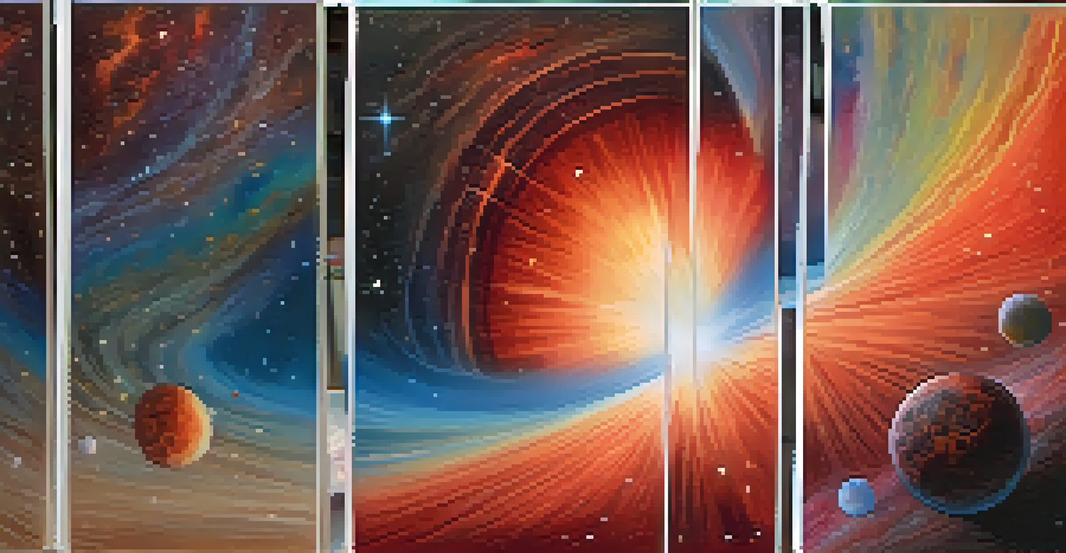 A visual representation of the star life cycle showing the transition from a main sequence star to a planetary nebula.