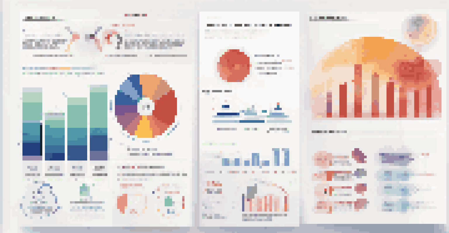 A close-up of a colorful infographic that combines graphs, icons, and narrative text in an engaging layout.