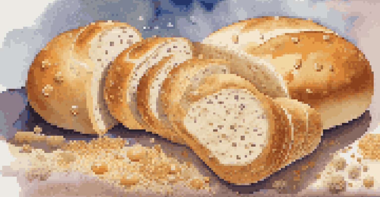 An artistic illustration of dough fermentation, showing air bubbles and yeast activity in a vibrant and dynamic composition.