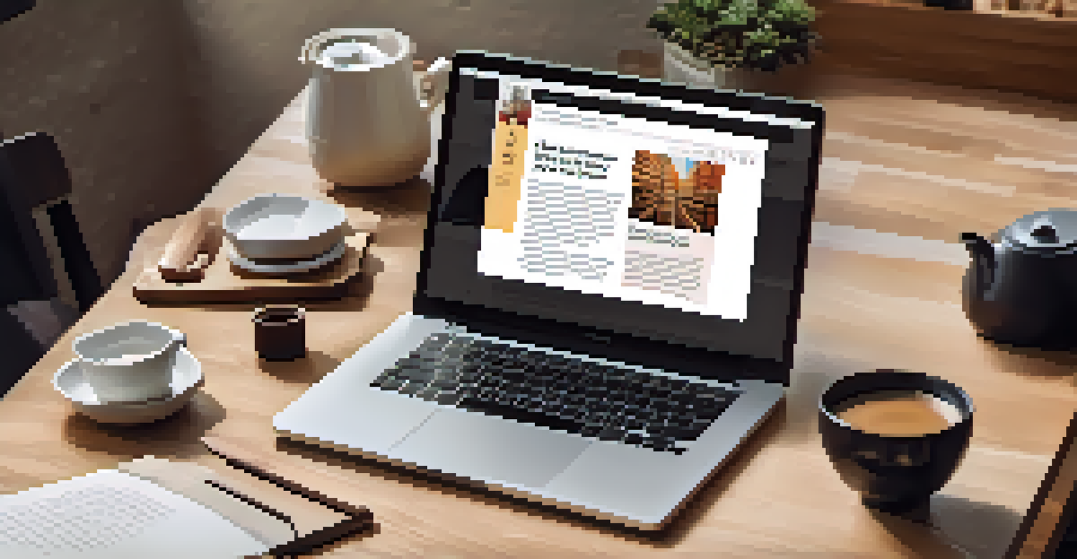 An email newsletter layout displayed on a laptop screen, featuring new episodes and engaging visuals.