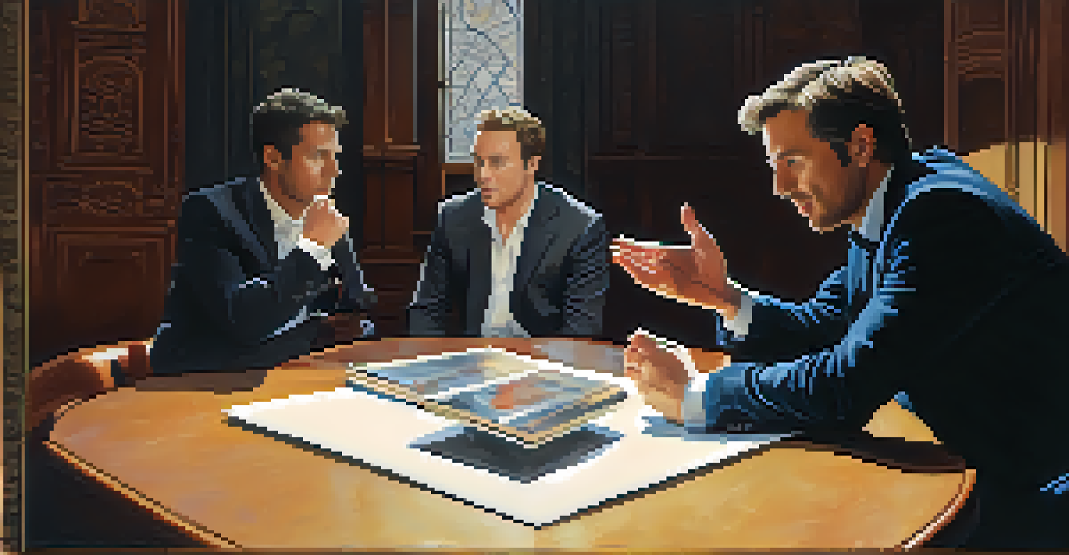 A mentalist captivates an audience with storytelling while performing a subtle action in the background.