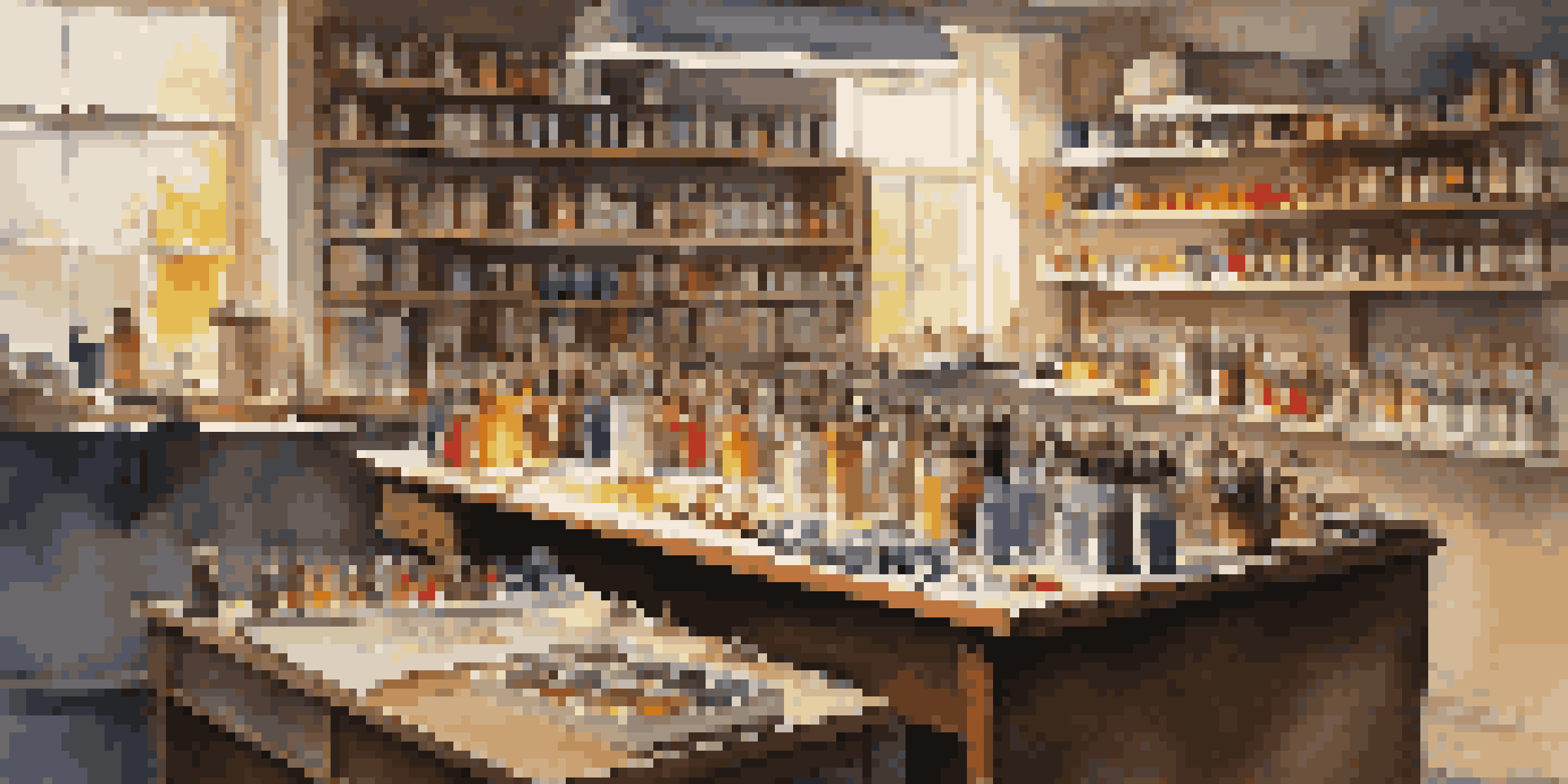 A scale model painting workspace with brushes, paint bottles, and an airbrush setup, illuminated by natural light.