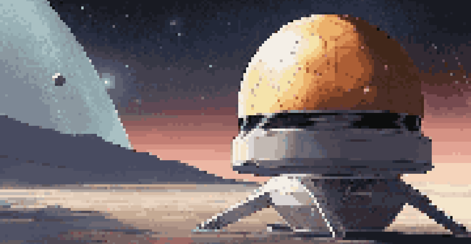 A futuristic space telescope in orbit, designed to discover exoplanets, with a distant star and a transiting planet in view.
