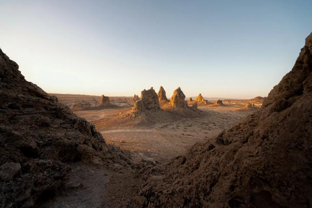 Rock Formation under a Blue Sky