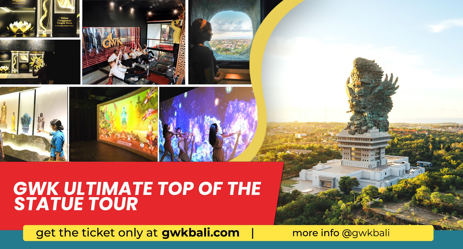 Regular Entrance Ticket + Top of The Statue Tour ( Ultimate Package )