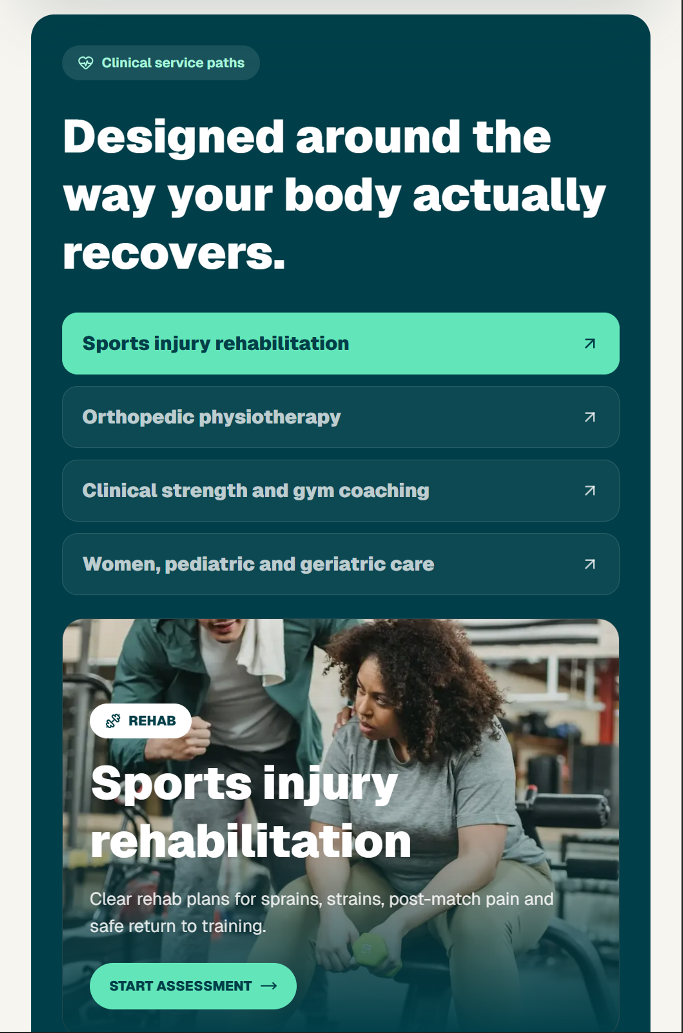 BomPhysio screenshot 1