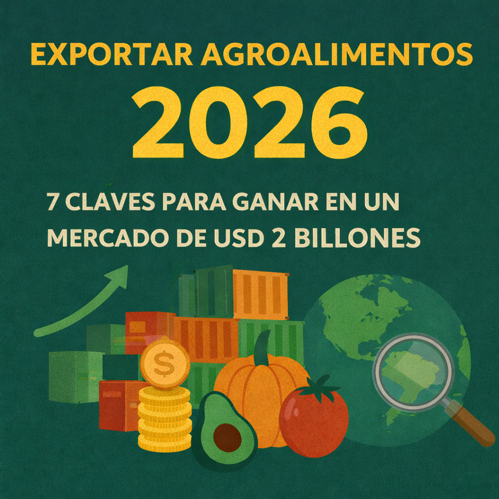 Exporting Agri-foods in 2026: 7 Keys to Win in a USD 2 Trillion Market
