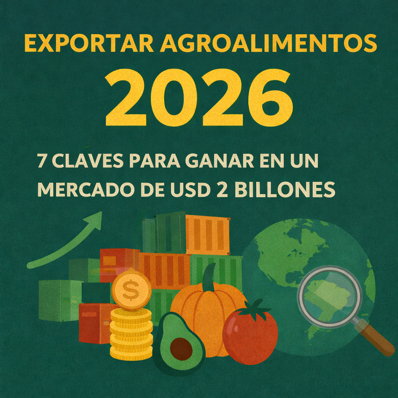 Exporting Agri-foods in 2026: 7 Keys to Win in a USD 2 Trillion Market
