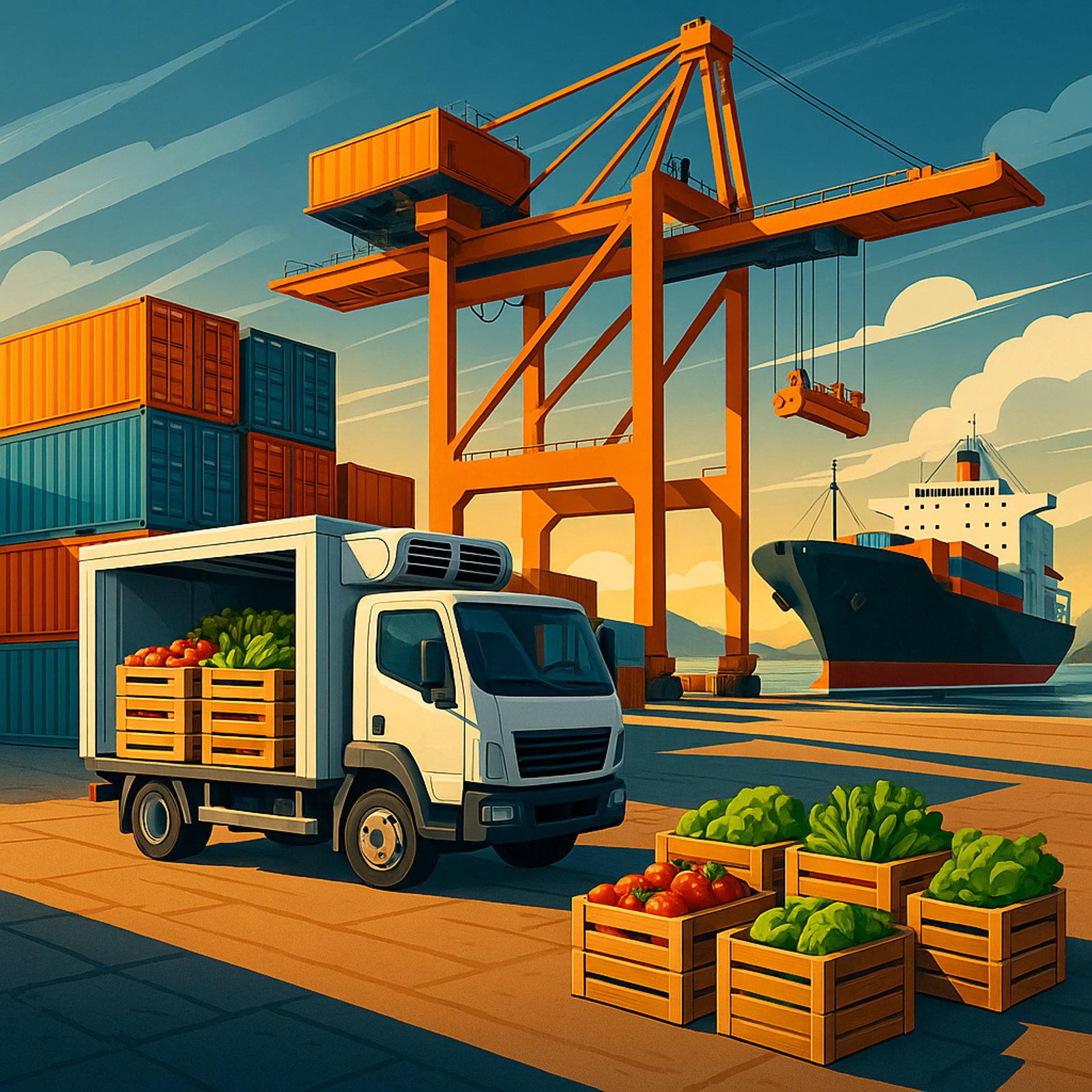Logistics and Transportation: Keys to Efficient Export of Agricultural Products