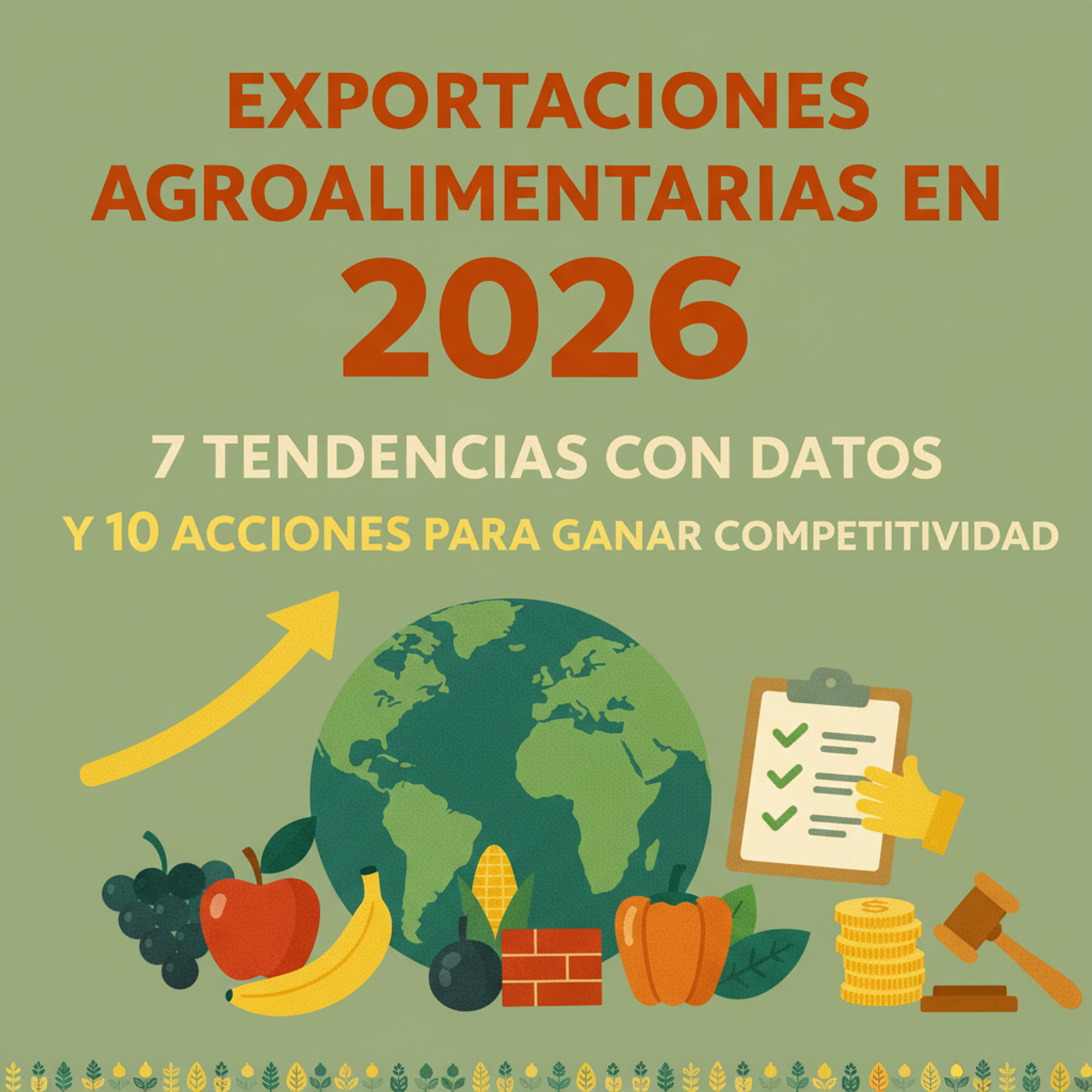 Agri-food Exports in 2026: 7 Trends with Data and 10 Actions to Boost Competitiveness