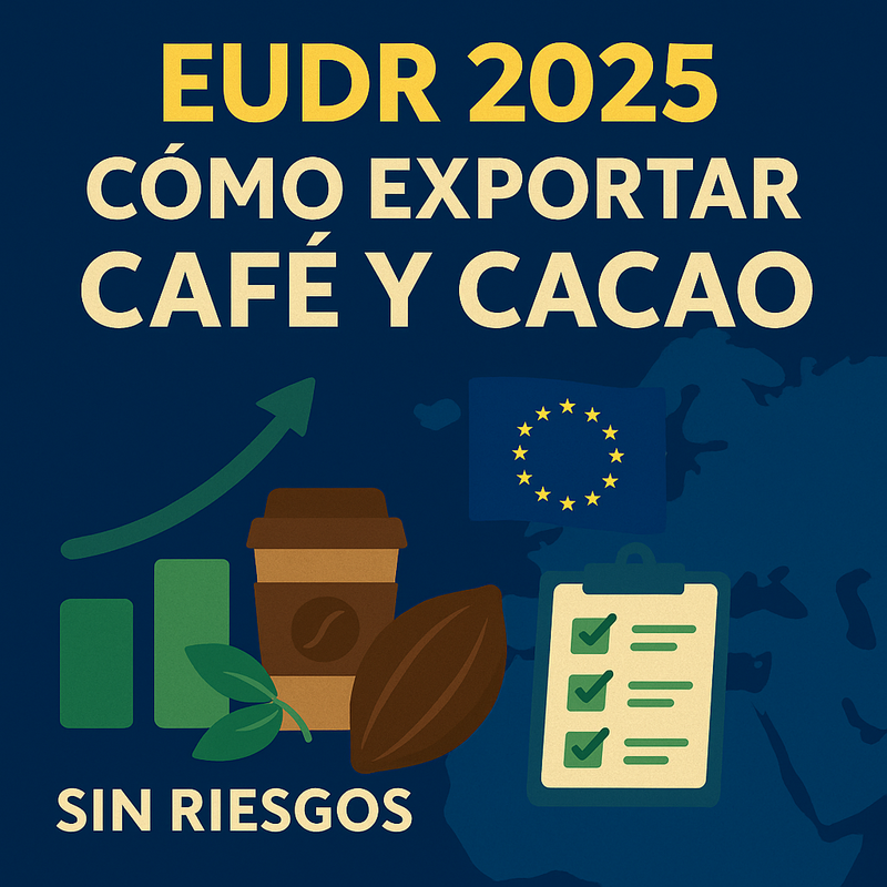 EUDR 2025: How to Export Coffee and Cocoa to the European Union Without Risks (Guide with Data, Steps, and Checklist)