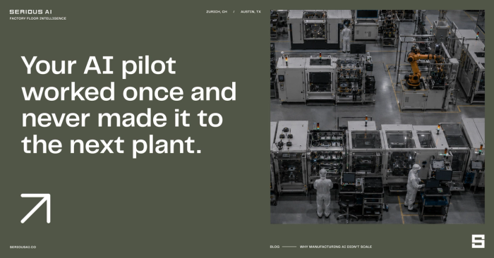 Your AI pilot worked once and never made it to the next plant