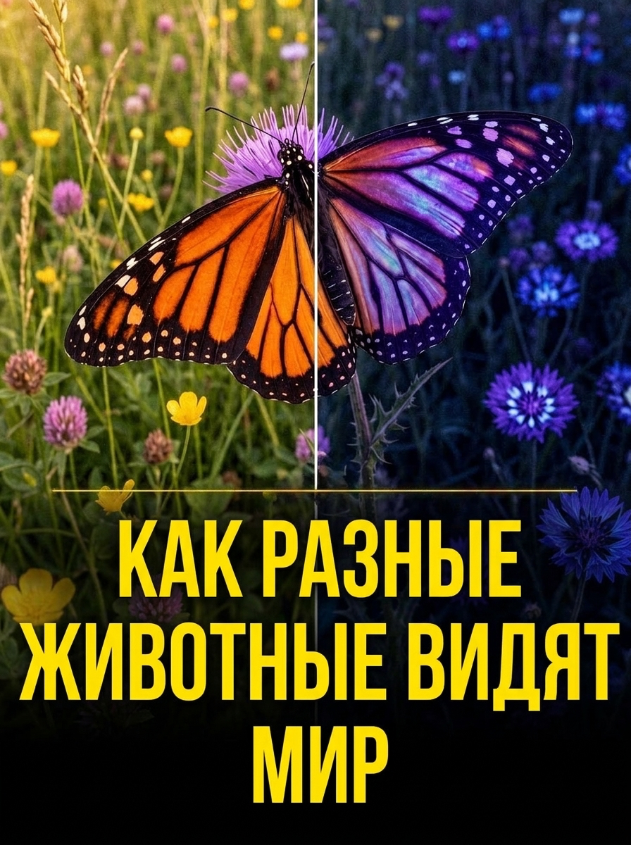 Разные животные видят мир по своему