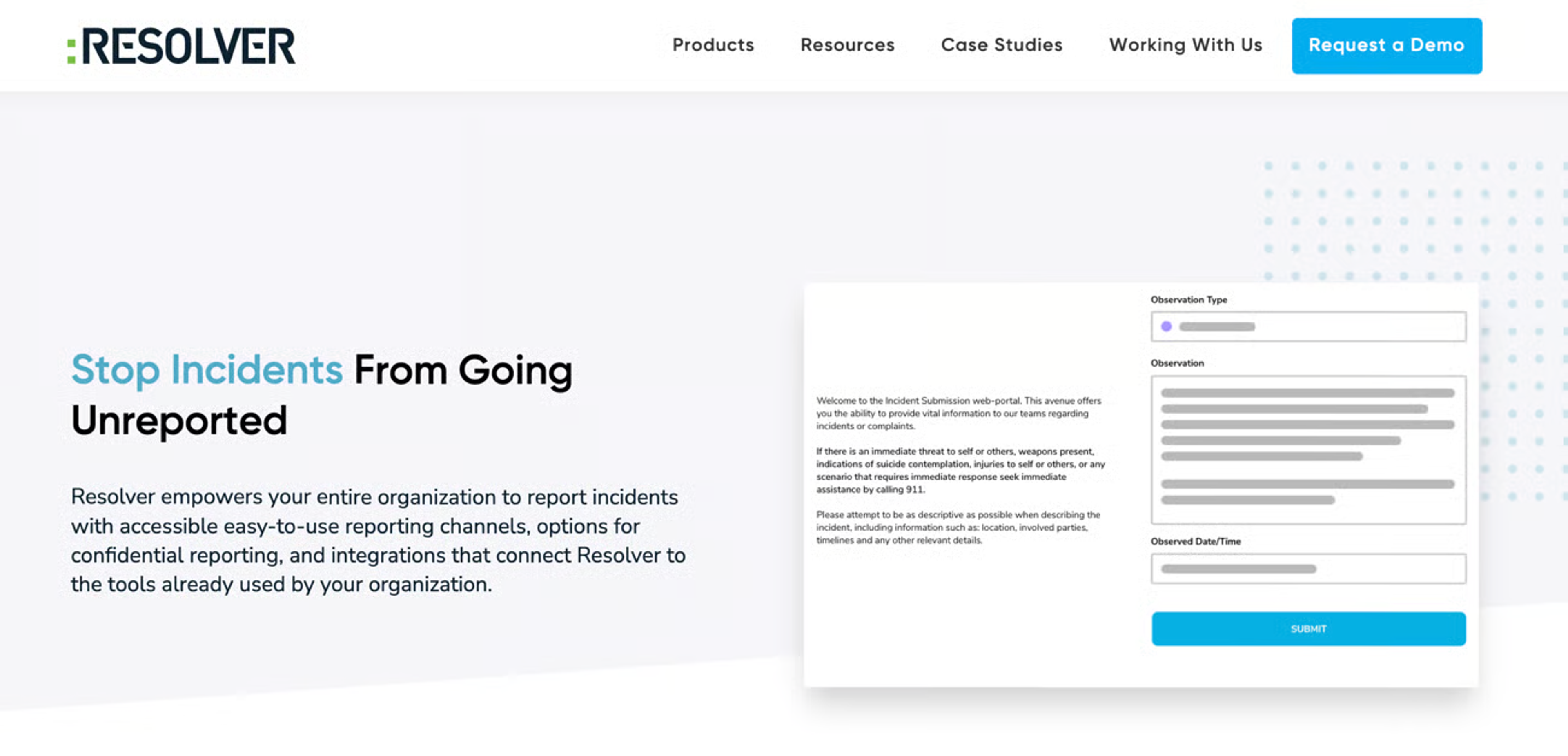 Resolver Screenshot