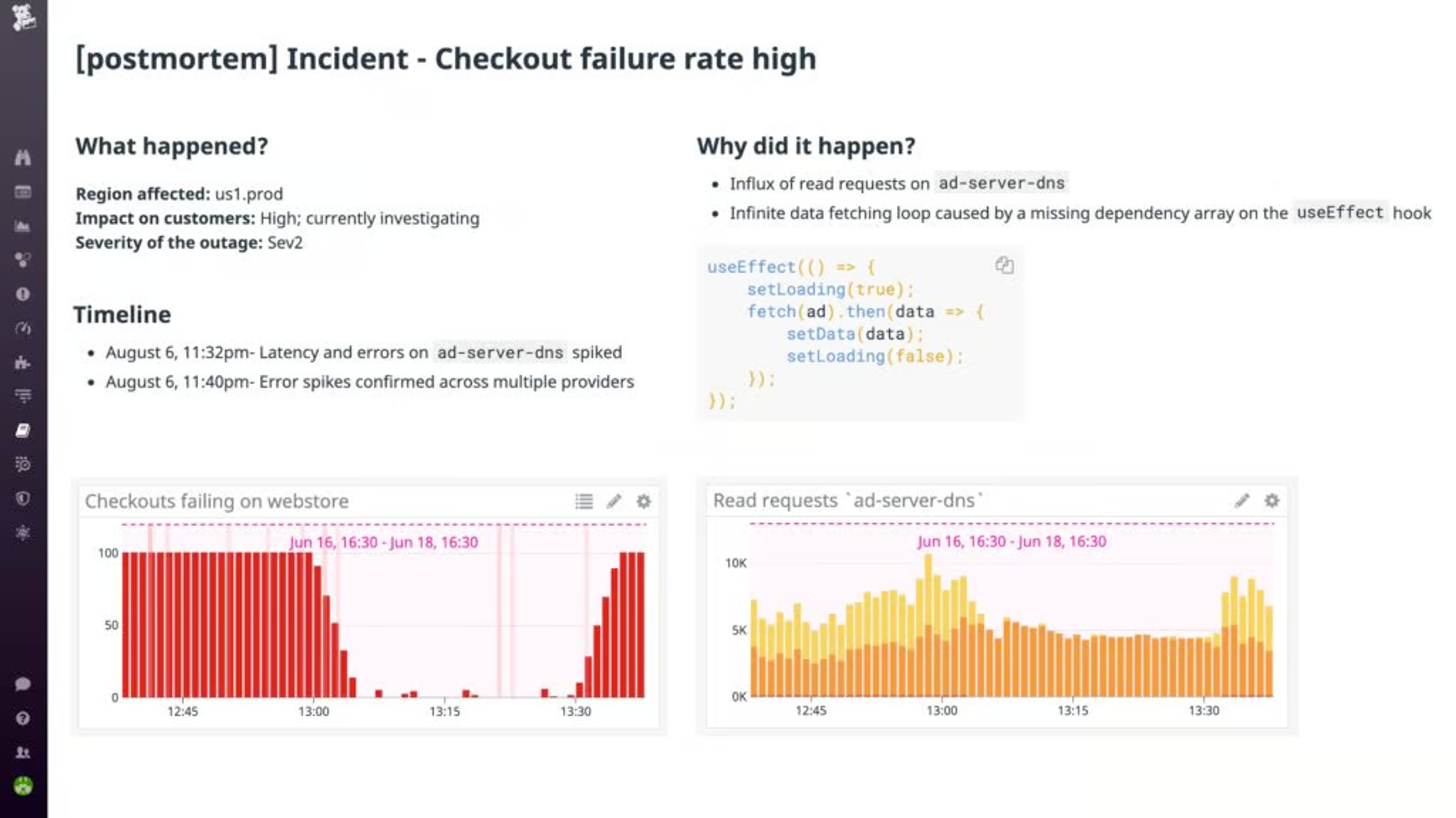 Datadog Screenshot