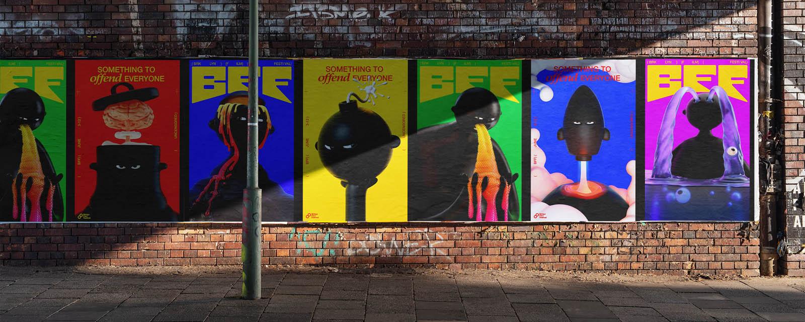 BFF in-situ posters